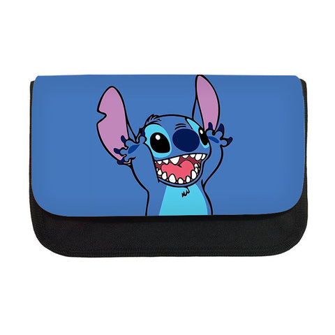 Stitchy  Children&#039;s Triangle Pencil Case New Primary School Pencil Case Creative Cartoon Student Pencil Case.