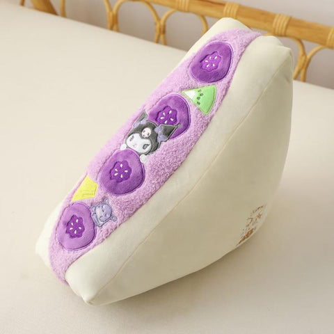 Sanrio Cute Fruit Sandwich Modeling Pillow Cushion Children&#039;s Birthday Gift Girl