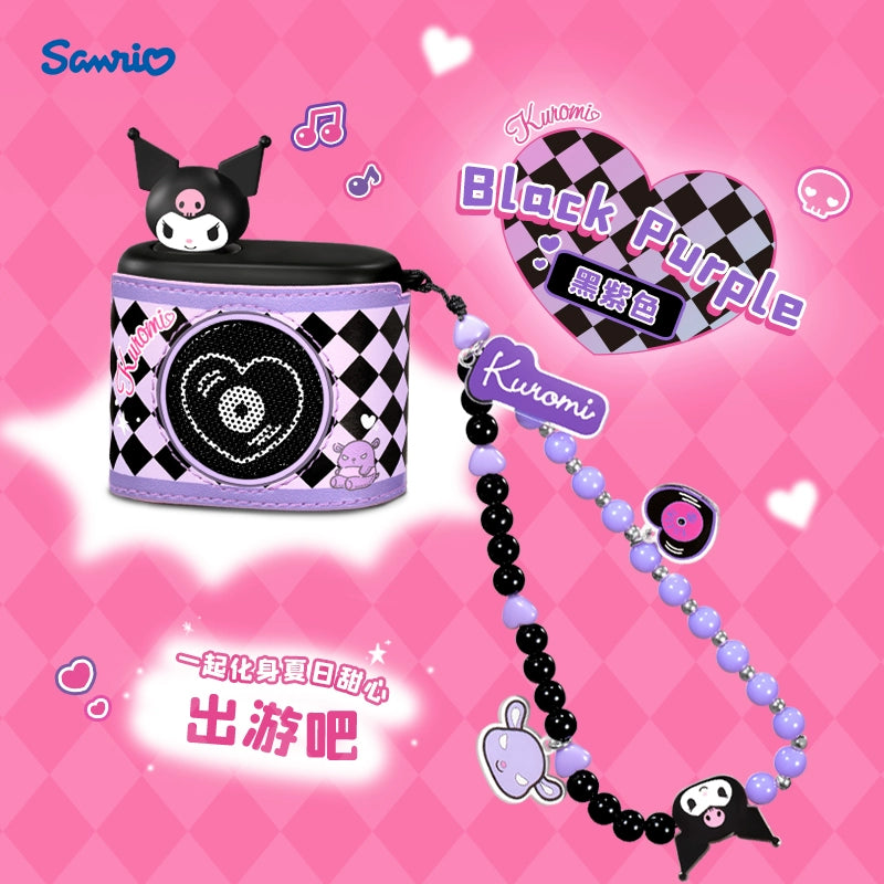 Sanrio Sanrio Kuromi Kuromi Camera Design Bluetooth Speaker Gift Box Cute Birthday Gift