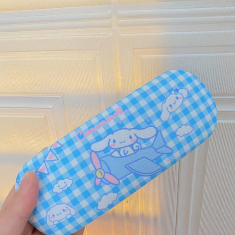 Sanrio Glasses Case Leather Myopia Glasses Student