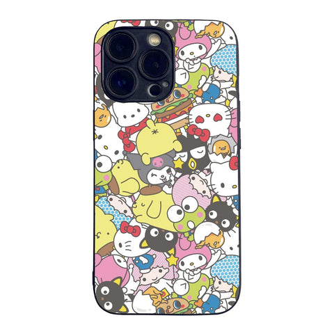 Sanrio Apple Phone Case Little Monster Ugly Fish Hanton Sanrio iPhone Case Full Body Protective Case For IPhone 11-15 Pro Max