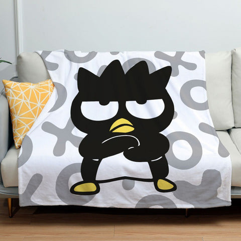 Sanrio BadBadtz-maru Set Flannel Blanket Bed Sheet Sofa Blanket Lunch Break Cover Blanket