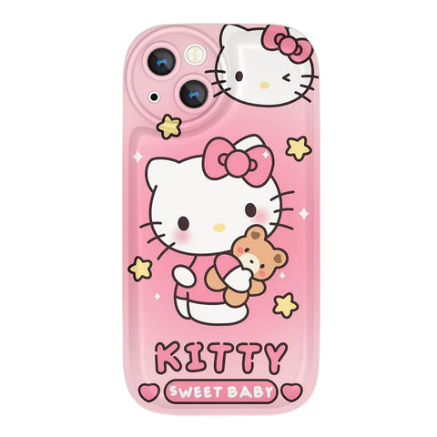 Sanrio Cartoon Phone Case Cute Sanrio iPhone Case Full Body Protective Case For IPhone 11-15 Pro Max