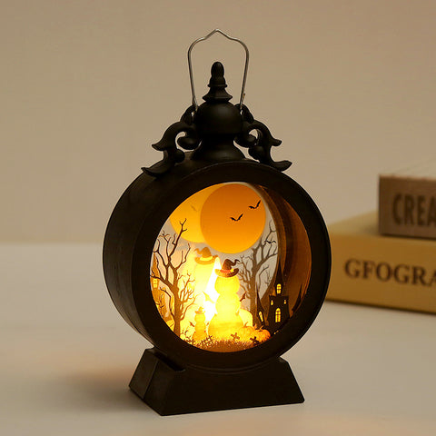 Halloween decorations, wind lights, decorations, LED electronic candle lights, Halloween bars, terrifying atmosphere decorations, hanging decorations, home110