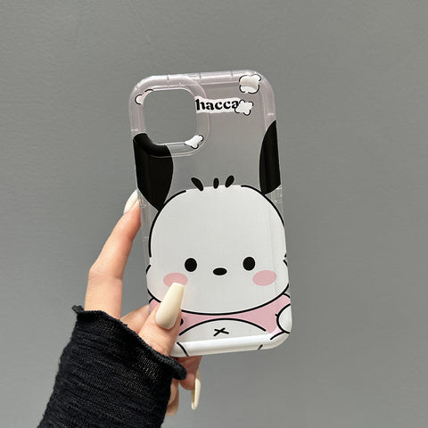 Sanrio Pochacco Soft iPhone Cases Suitable for iPhone 11-15 Pro Max