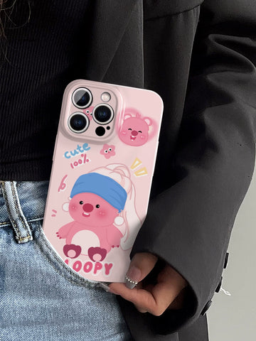 Japanese and Korean Cute Ruby Loopy Cute Sanrio iPhone Case Full Body Protective Case For IPhone 11-15 Pro Max