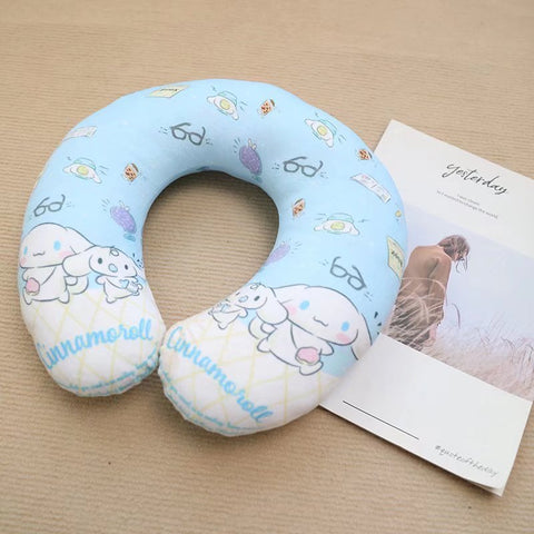 Cartoon Creative U-shaped Pillow Travel Neck Pillow Portable Car Pillow Cervical Neck Pillow Office Neck Protection Pillow Nap Pillow