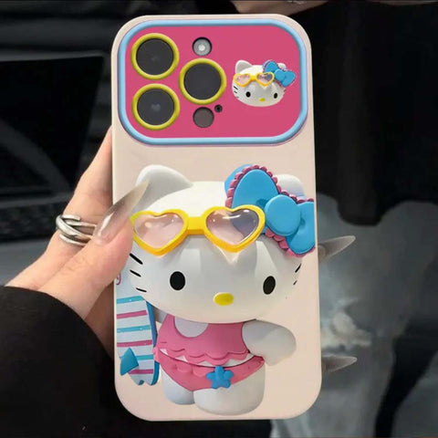 Sanrio Hello Kitty Soft iPhone Cases Suitable for iPhone X-14 Pro Max