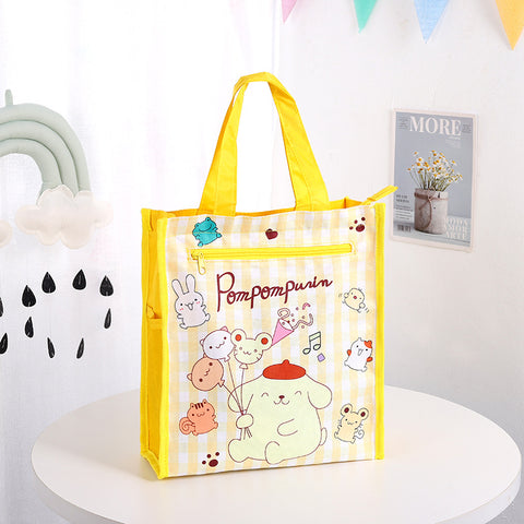 Sanrio New Oxford Cloth Double Makeup Bag Art Bag Printed Student Portable Makeup Bag