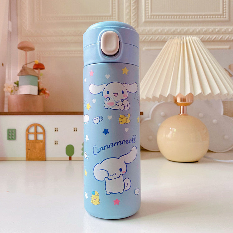 Cinnamoroll Thermos Large-capacity Snap Cup Stainless Steel Thermos 420ML