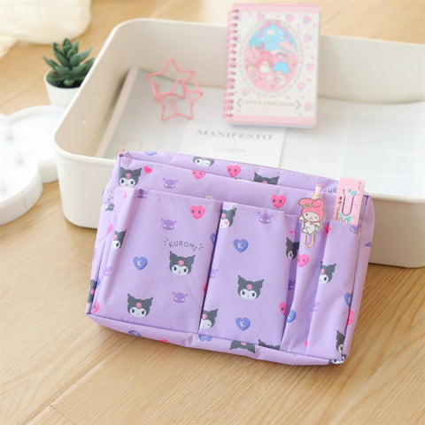 Sanrio Waterproof Storage Bag Large Capacity Travel Cosmetics Storage Bag Cosmetic Bag Certificate Bag