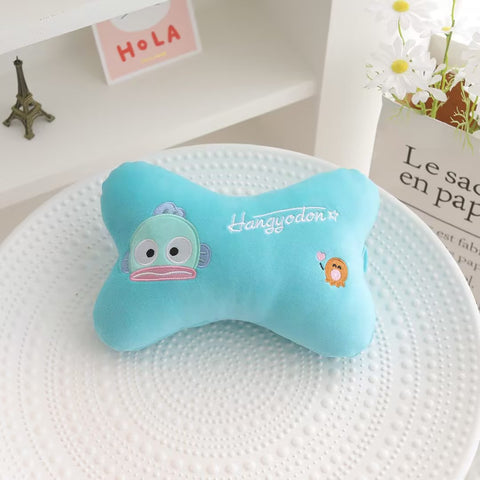 Sanrio Car Headrest Seat Neck Pillow Plush Waist Pillow Car Accessories