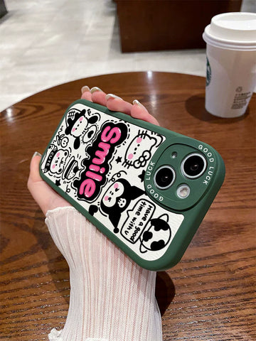 Applicable To Apple 14 Phone Case, New 14pro, High-quality Sense 11, Cute XR Male Xs Female Pro Cartoon Max Soft 12 Sanrio 13 Kulomi Iphone14 Promax Anti-drop 7p/6s Couple