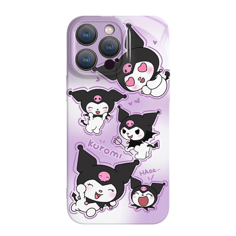 Hello Kitty Kuromi Cute Sanrio iPhone Case Full Body Protective Case For IPhone 11-15 Pro Max