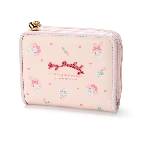 Sanrio Wallet PU Leather Lace Zipper Card Wallet Short