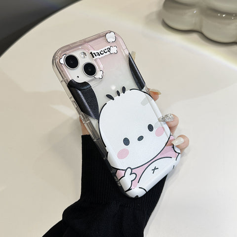 Sanrio Pochacco Soft iPhone Cases Suitable for iPhone 11-15 Pro Max