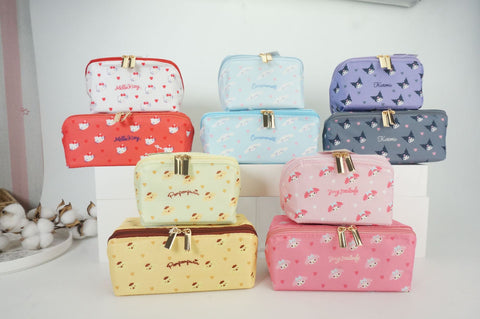 Sanrio Square Cosmetic Bag Desktop Styling Storage Bag