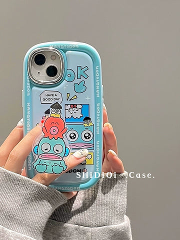 Cute Cartoon Apple Mobile Phone Case Kuromi My Melody Sanrio iPhone Case Full Body Protective Case For IPhone 11-15 Pro Max