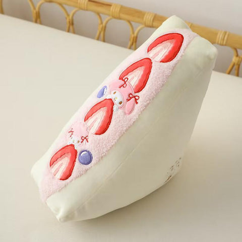 Sanrio Cute Fruit Sandwich Modeling Pillow Cushion Children&#039;s Birthday Gift Girl