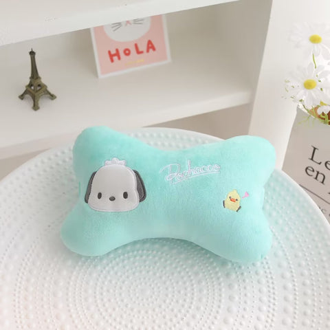 Sanrio Car Headrest Seat Neck Pillow Plush Waist Pillow Car Accessories