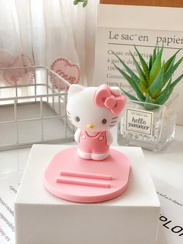 Creative Fashion Cute Sanrio Desktop Mobile Phone Bracket Anti-slip Bracket Watch Drama Adjustable Angle Soft Plastic Mobile Phone Rack.