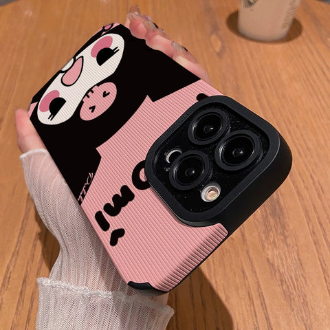 Cartoon Kuromi Cute IPhone Case Full Body Protective Case For IPhone 11-15 Pro Max