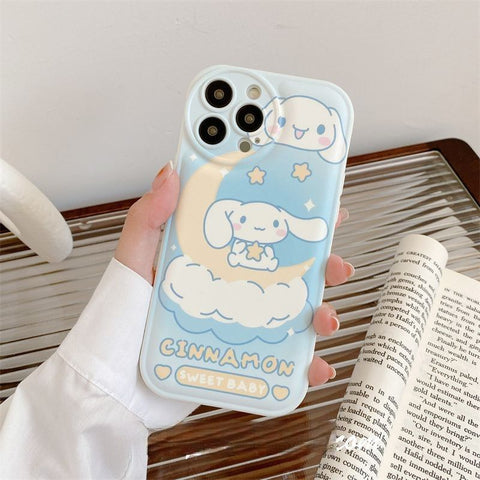 Sanrio Kuromi Melody PomPom Pochacco Cinnamon Hard iPhone Cases Suitable for iPhone 11-15 Pro Max