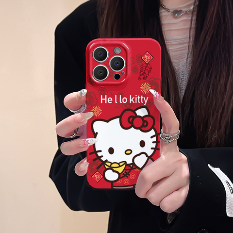 Hello Kitty Kuromi Cute Sanrio iPhone Case Full Body Protective Case For IPhone 11-15 Pro Max