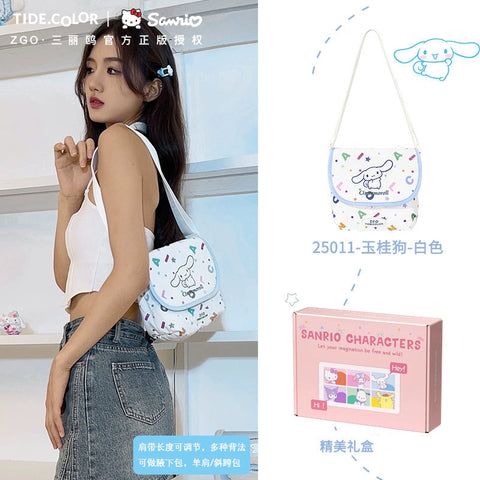 Sanrio Kulomi Authentic Girl Crossbody Shoulder Bag Kulomi Children's Shoulder Bag Girl Small Bag