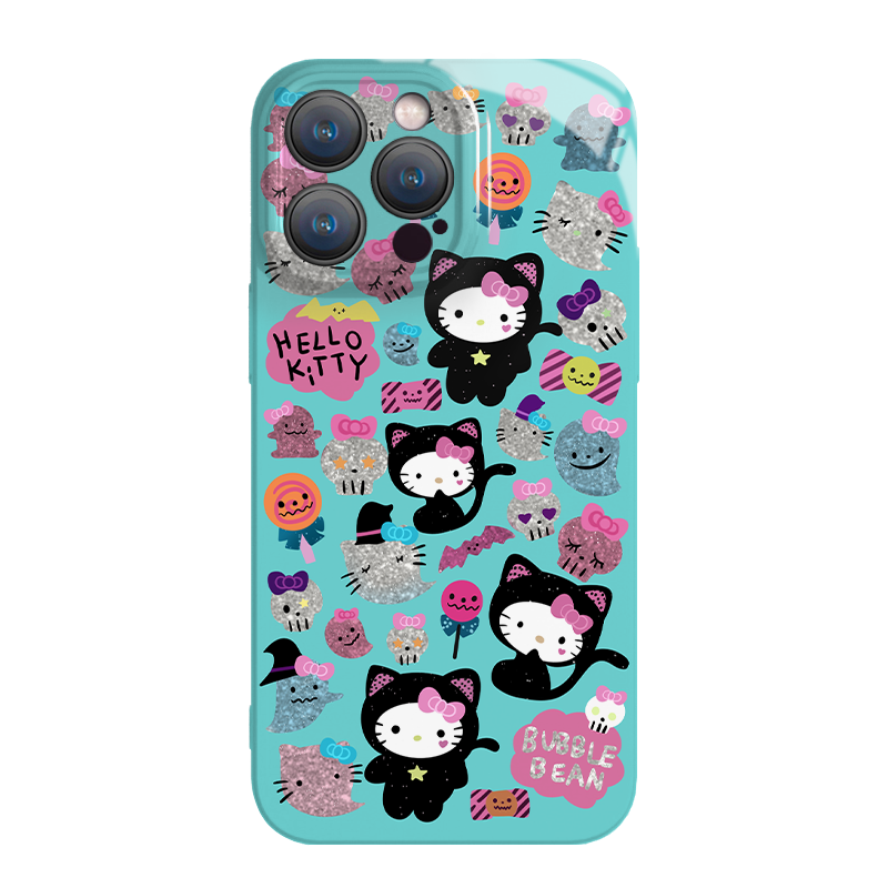 Halloween Hello Kitty Cute Sanrio iPhone Case Full Body Protective Case For IPhone 11-15 Pro Max