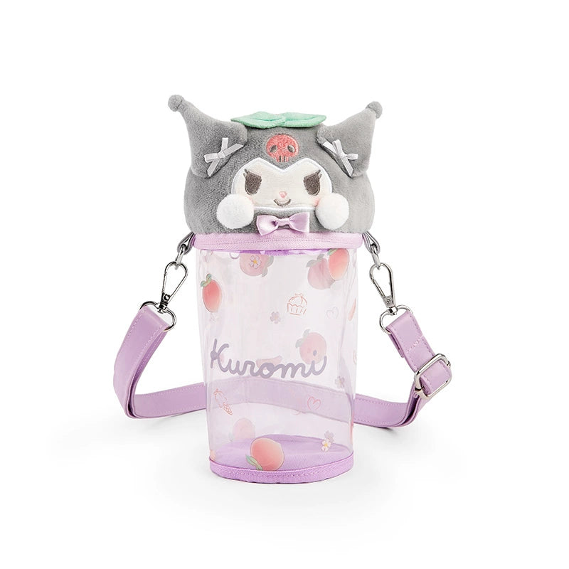 Sanrio Peach Paradise Series Doll Crossbody Bag, Kuromi Cinnamon Dog, Melody Pain Bag