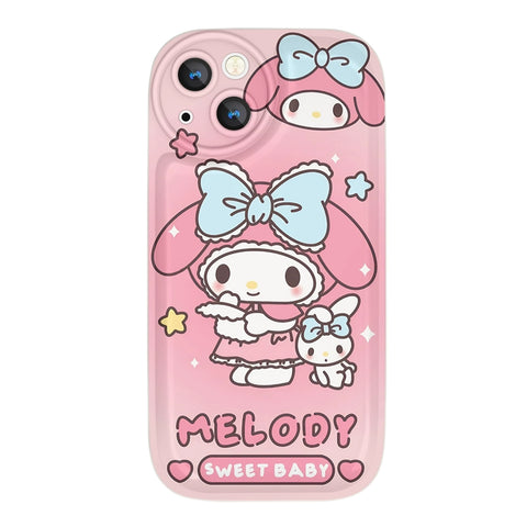 Sanrio Cartoon Phone Case Cute Sanrio iPhone Case Full Body Protective Case For IPhone 11-15 Pro Max