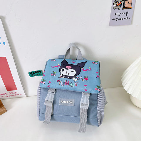 Sanrio Summer New Children's Bag Fashion Oxford Fabric Backpack Large Capacity Cartoon Kindergarten Schoolbag