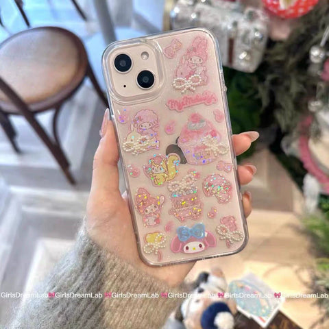 Cartoon Sanrio Cute Sanrio iPhone Case Full Body Protective Case For IPhone 11-15 Pro Max