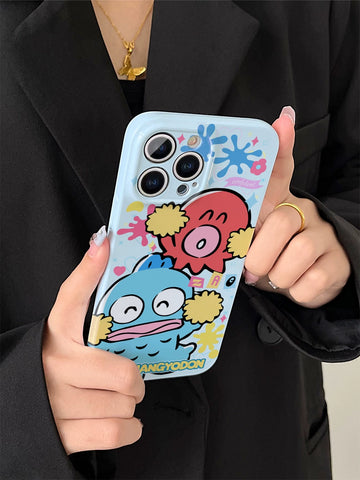 Fishman Cute Sanrio iPhone Case Full Body Protective Case For IPhone 11-15 Pro Max