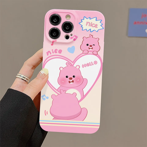 Ins Japan and South Korea loopy Ruby Cute Sanrio iPhone Case Full Body Protective Case For IPhone 11-15 Pro Max