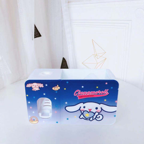 Sanrio Squeeze Toothpaste Artifact Automatic Non-punching Toilet Toothbrush Shelf Household Wall Mounted Extruder