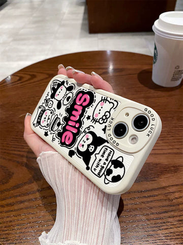 Applicable To Apple 14 Phone Case, New 14pro, High-quality Sense 11, Cute XR Male Xs Female Pro Cartoon Max Soft 12 Sanrio 13 Kulomi Iphone14 Promax Anti-drop 7p/6s Couple