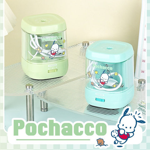 Pochacco Automatic Pencil Sharpener for Children and Elementary School Students, Electric Rotary Pencil Sharpener Fully Automatic