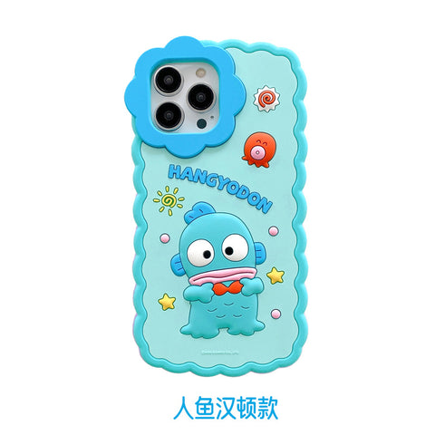 Sanrio Family HK Kuromi Cinna Pocha IPhone Case Full Body Protective Case For IPhone 11-15 Pro Max