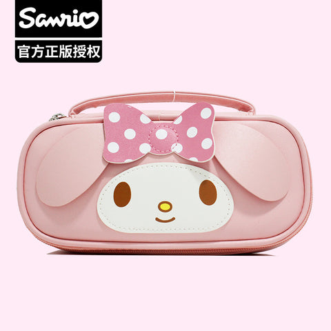 Authentic Cartoon Sanrio Head Pencil Case Large Capacity Pencil Case Stereo Pencil Case Cosmetic Bag