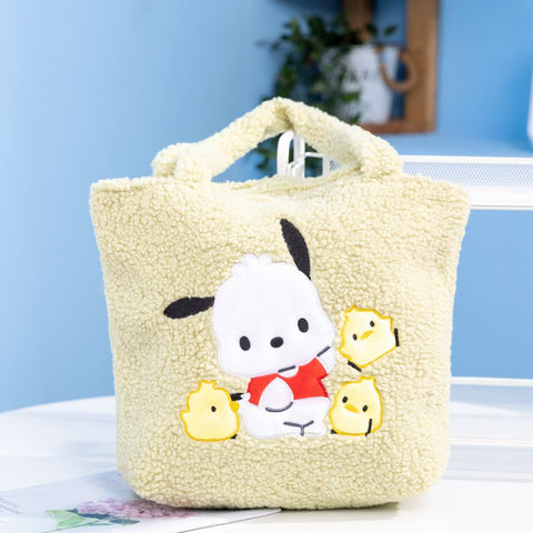 Sanrio Casual Shoulder Bag Large Capacity Handbag Plush Handbag