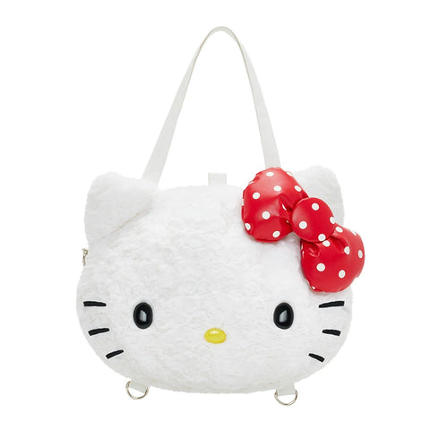 Sanrio Sanrio HelloKitty Katie Plush Big Face Bag Hand Shoulder Bag Birthday Present.