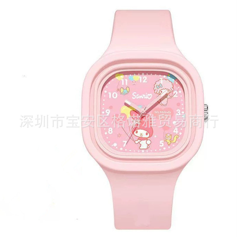 Sanrio Watch Simple, Trendy, and Creative Silicone Student Children's Watch