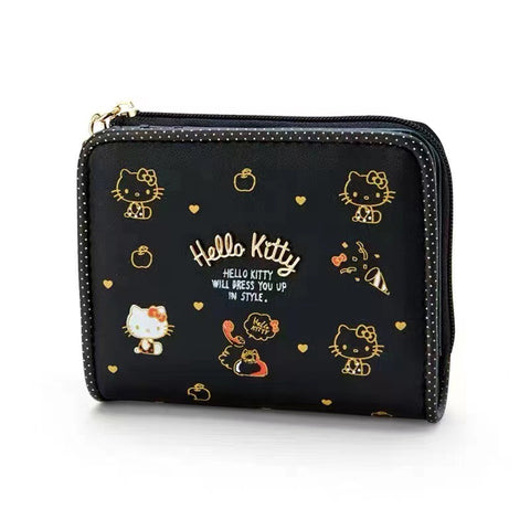 Sanrio Wallet PU Leather Lace Zipper Card Wallet Short