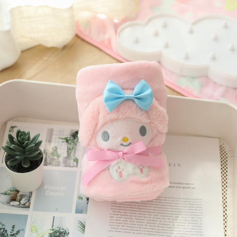 Sanrio Small Blanket Office Car Nap Air Conditioning Blanket Cover Legs Spring Autumn Summer Season Rolled Blanket