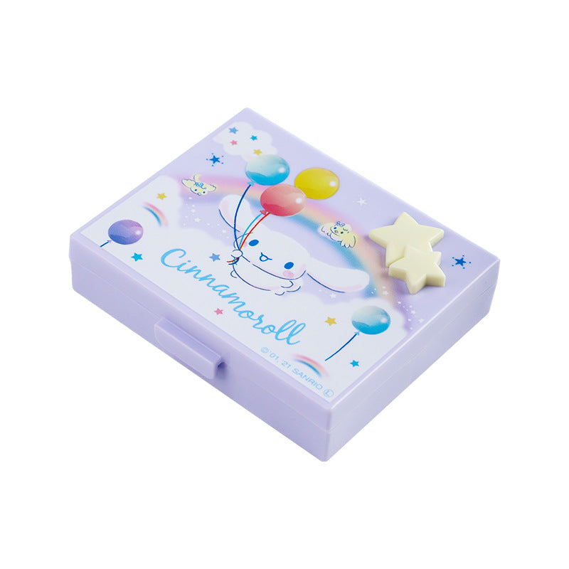 Sanrio Table Cartoon Surface Storage Box, Sundries Storage Plastic Organizing Box, Dormitory Storage Box with Lid, Storage Box