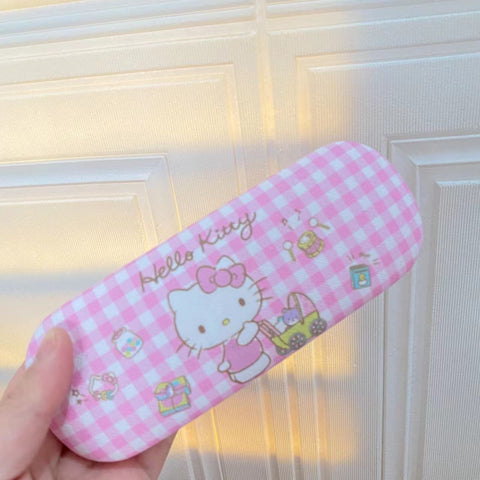 Sanrio Glasses Case Leather Myopia Glasses Student