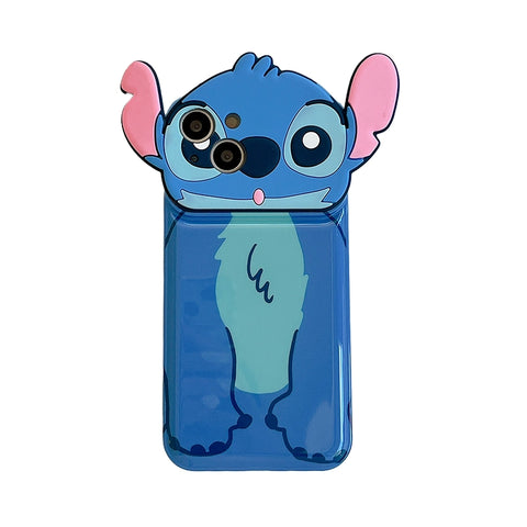 Sanrio Stich Soft 3D iPhone Cases Suitable for iPhone 11-14 Pro Max