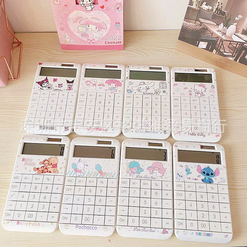 Sanrio Learns Calculator, Accounting, Special Office, Business, Creative Solar Computer